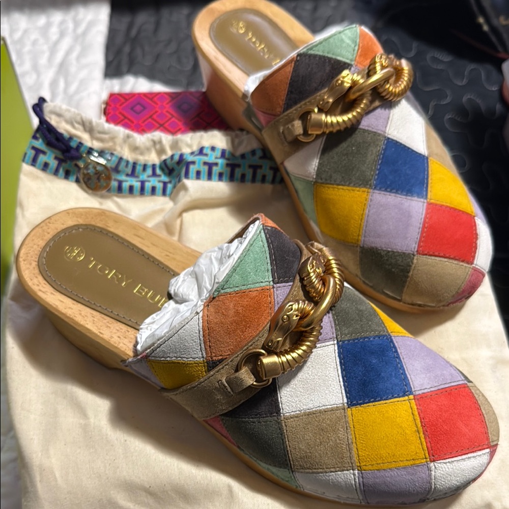 Tory Burch Multicolor Patchwork Women's Shoes
